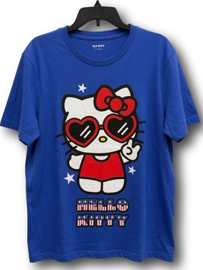 Hello Kitty Americana Graphic T-Shirt - Size Extra Large XL - NWT